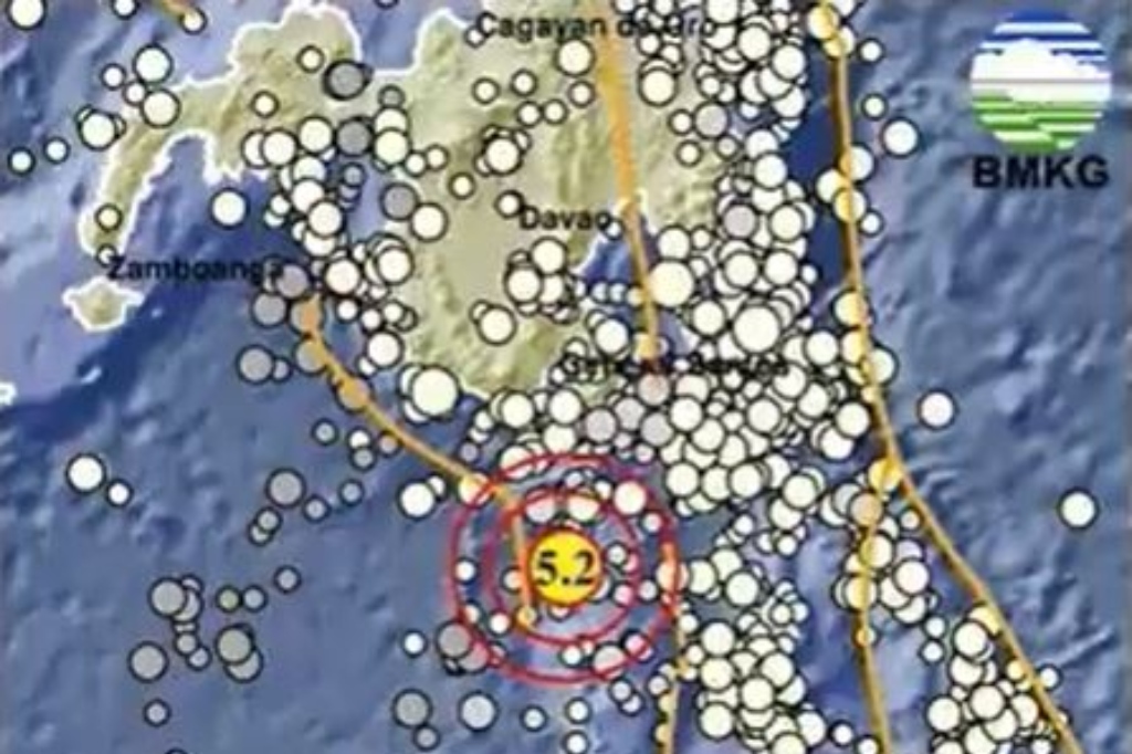 Gempa Hari Ini Magnitudo 5,2 Guncang Tahuna Kepulauan Sangihe