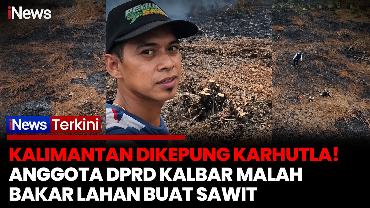 Karhutla Kepung Kalimantan! Anggota DPRD Mempawah Malah Bakar Lahan untuk Sawit, Polisi Langsung Olah TKP
