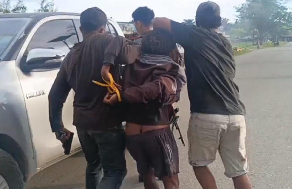 Satgas Damai Cartenz Tangkap Anggota KKB Penembak Mati ASN di Yahukimo