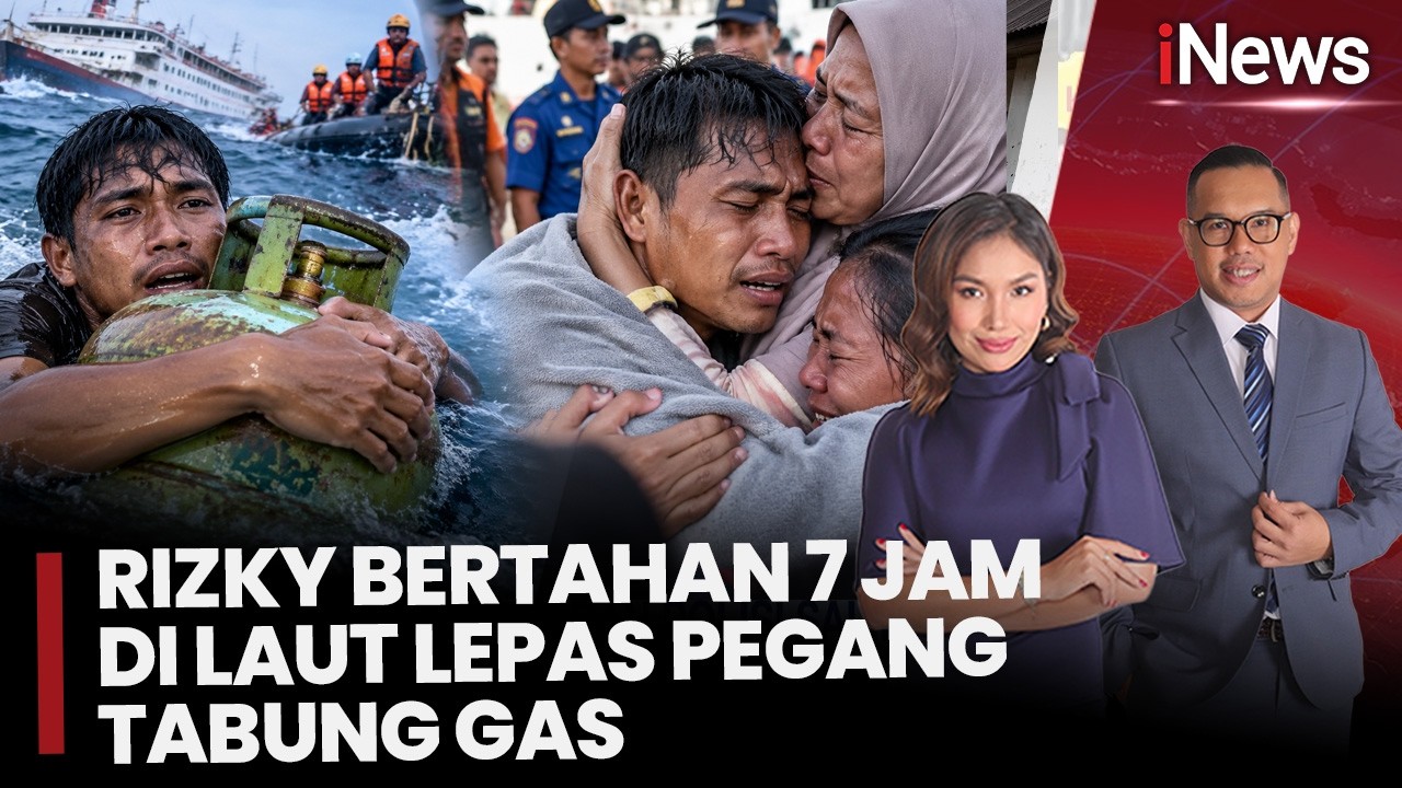 Perjuangan Hidup KM Virgo: Rizky Terapung 7 Jam di Laut Lepas Berpegangan Tabung Gas 12 Kg