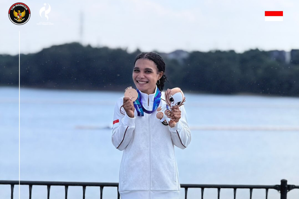 Herlin Aprilin Lali Ukir Sejarah! Canoe Sumbang Medali Perunggu untuk Indonesia di Asian Games 2026