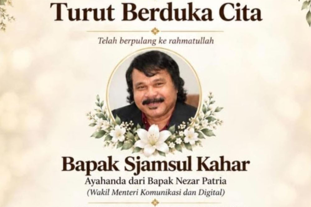 Sjamsul Kahar Tutup Usia, Tokoh Pers Aceh Sekaligus Ayah Wamenkomdigi Nezar Patria