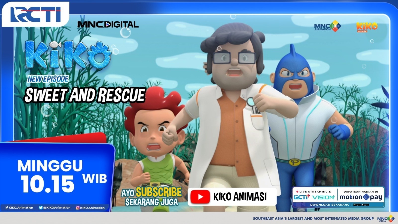 KIKO Season 4 Episode Sweet and Rescue Minggu, 27 September 2026, Pukul 10.15 Pagi di RCTI