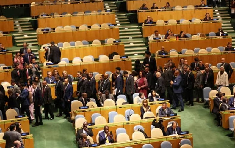 Netantyahu Pidato di Sidang Umum PBB, Puluhan Delegasi Walk out sambil Mengejek