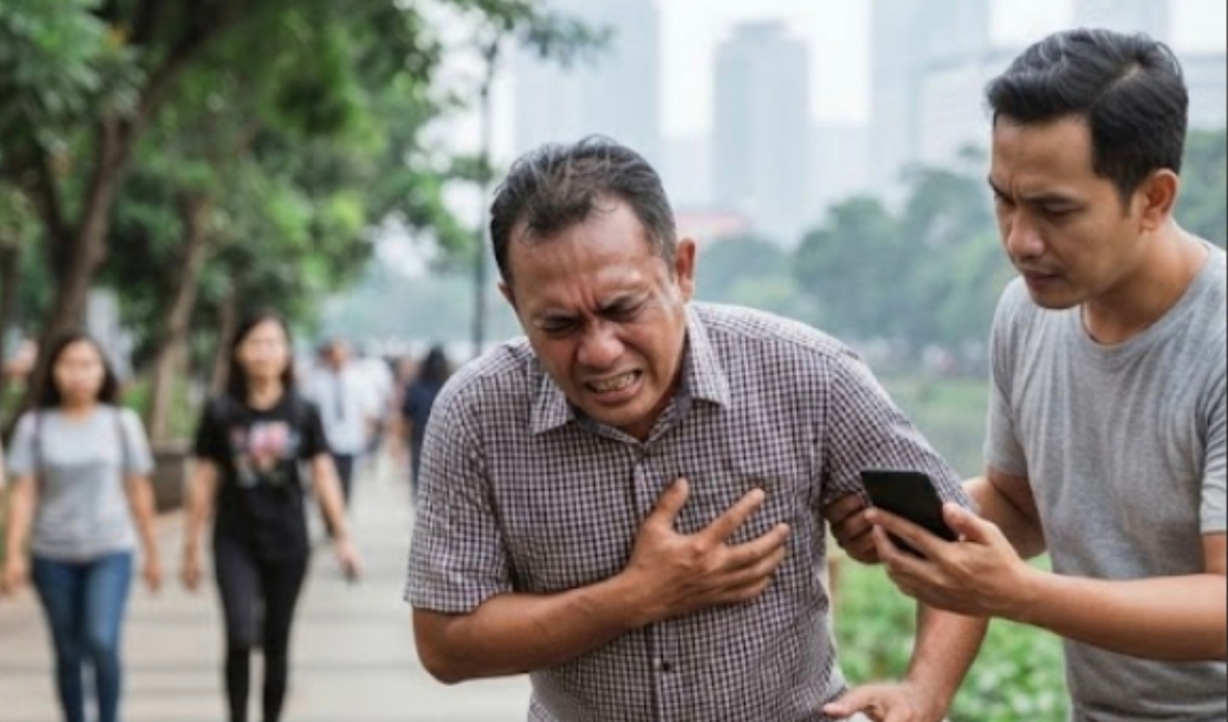 Badan Lemas dan Berkeringat Sering Dikira Masuk Angin, Waspadai Gejala Serangan Jantung