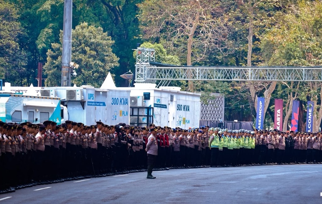 2.373 Polisi Amankan Laga Timnas Indonesia Vs Malaysia di GBK Malam Ini