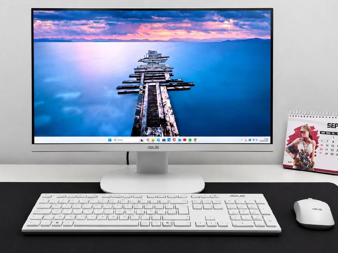 ASUS V440VAK AiO, PC Minimalis yang Bisa Jadi Layar Konsol dan Teman Meeting