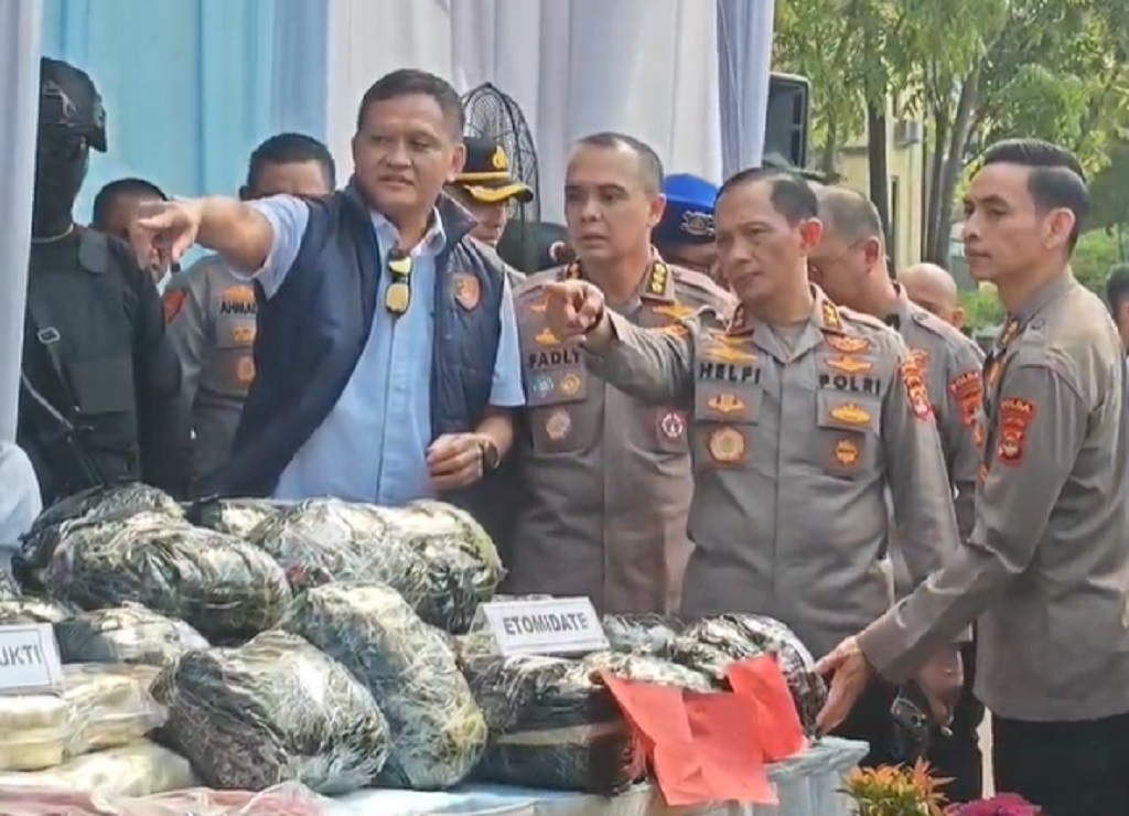 Polda Lampung Tangkap 529 Tersangka Kasus Narkoba, Sita 85 Kg Sabu senilai Rp158 Miliar 