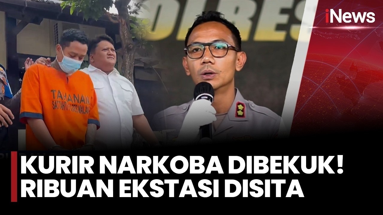 Kurir Narkoba Dibekuk Polisi Bawa 1,1 Kg Sabu dan 2.122 Pil Ekstasi