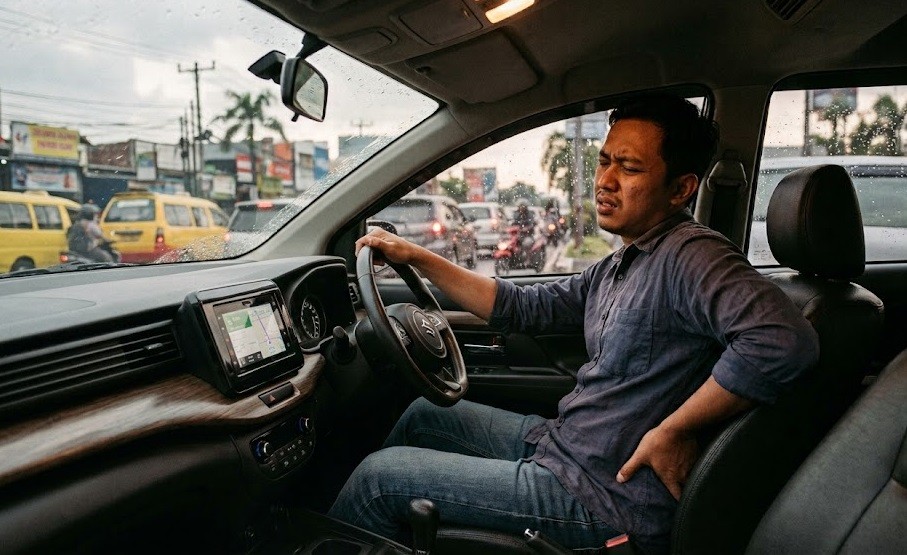 Kursi Mobil Bikin Pinggang Pegal saat Berkendara? Ini 5 Penyebab Jarang Disadari