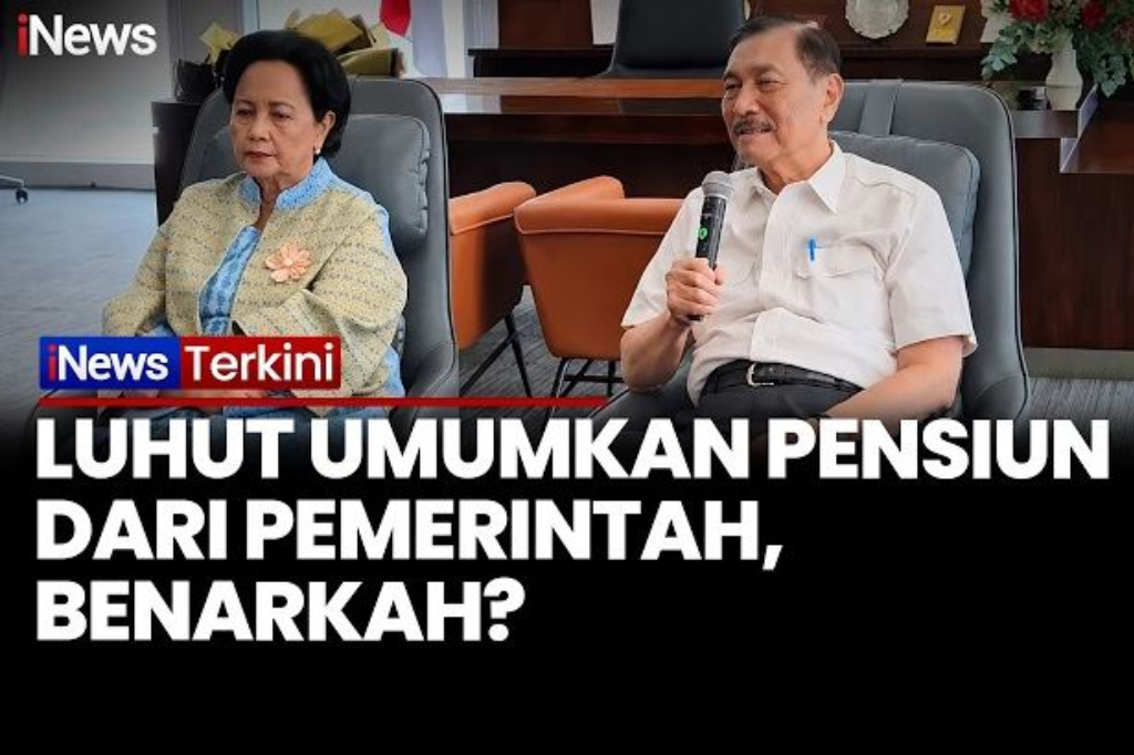 Luhut Ingin Pensiun dari Pemerintahan di 2029: Semua di Bawah Langit Ada Waktunya