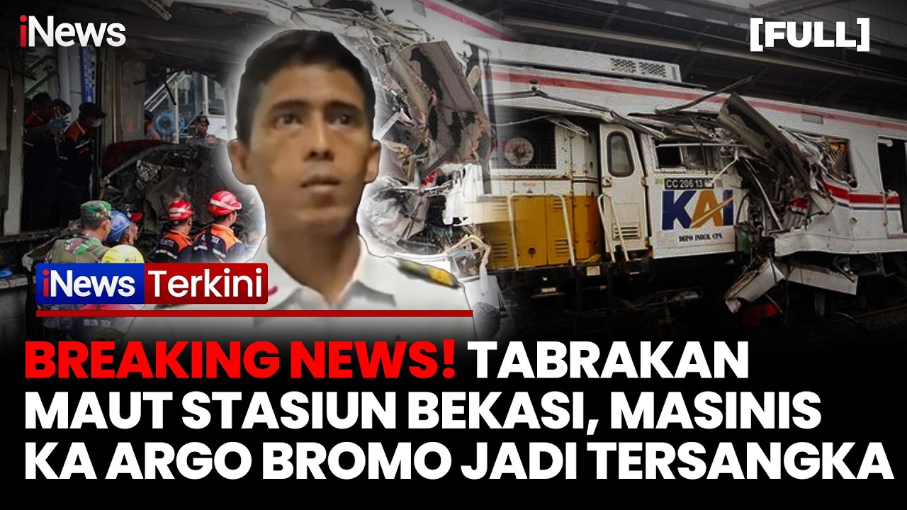 Terungkap! Alasan Masinis KA Argo Bromo Jadi Tersangka Tabrakan Maut dengan KRL