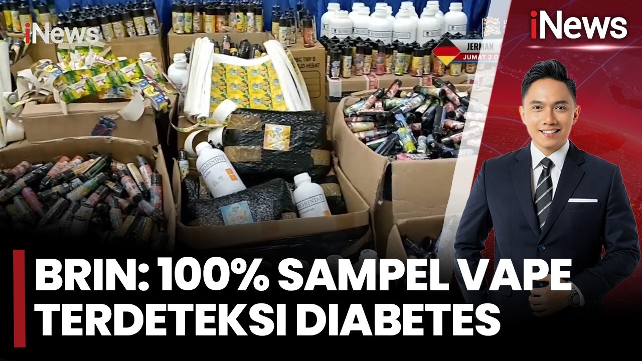 BRIN Ungkap Bahaya Vape: 100 Persen Sampel Uji Terdeteksi Diabetes dan 92 Persen Alami Gangguan Paru-Paru