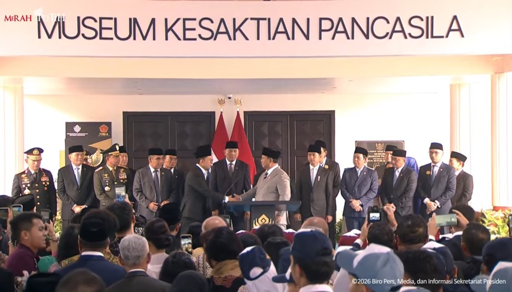 Prabowo Resmikan Museum Kesaktian Pancasila usai Pimpin Upacara di Lubang Buaya