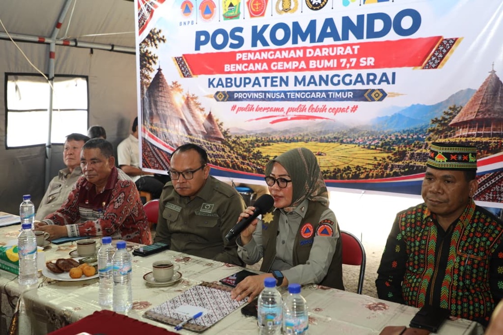 BNPB Respons Temuan Ombudsman, Pecepat Bangun Huntara bagi Korban Gempa NTT
