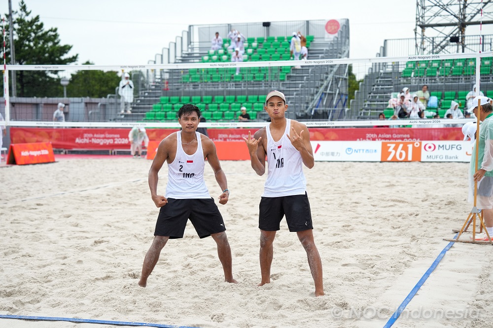 Hasil Asian Games 2026: Voli Pantai Sabet Perak, Sofyan/Bintang Dikalahkan Peringkat 4 Dunia