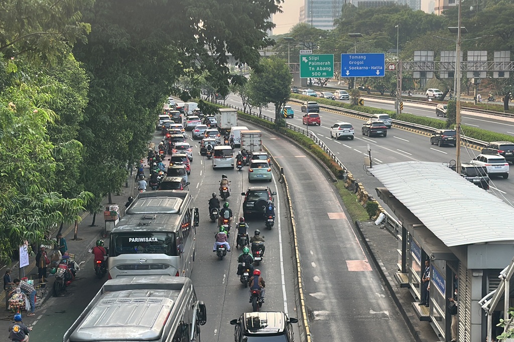 Jelang Final FIFA ASEAN Cup Indonesia vs Thailand, Lalin Sekitar GBK Macet