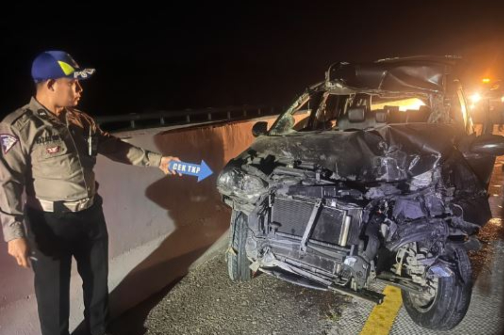 Kecelakaan Mobil Tabrak Truk di Tol Tebingtinggi-Medan, 1 Orang Tewas