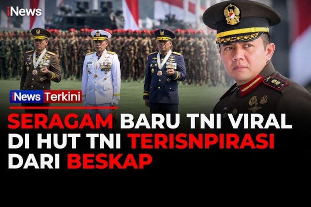 Bikin Salfok! Seragam Baru TNI di HUT ke-81 Ternyata Terinspirasi Beskap