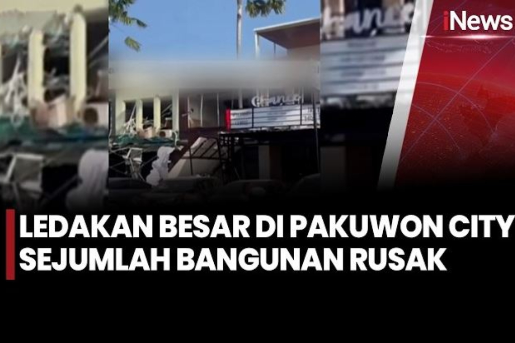 Detik-Detik Ledakan di Pakuwon City Surabaya Diduga akibat Tabung Gas LPG 50 Kg
