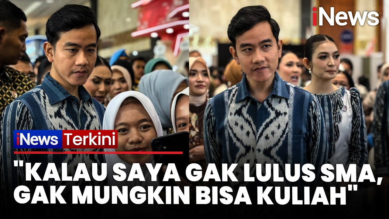 Gibran Buka Suara Soal Ijazah SMA: Tidak Lulus Mana Mungkin Bisa Kuliah?