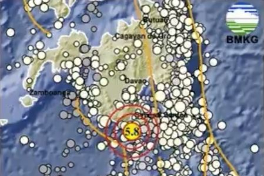 Gempa Magnitudo 5,8 Guncang Tahuna Kepulauan Sangihe, BMKG: Tak Berpotensi Tsunami