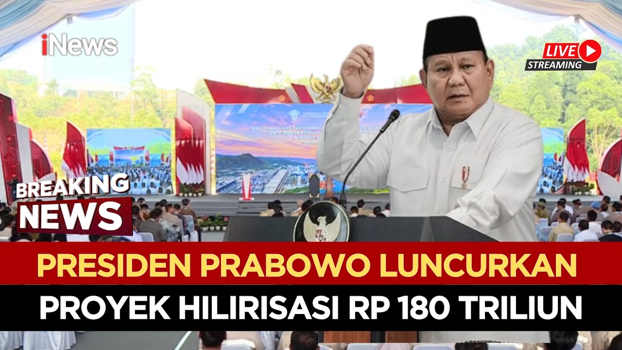 Hilirisasi Rp180 Triliun di IWIP Diresmikan Prabowo, 11 Proyek Siap Beroperasi