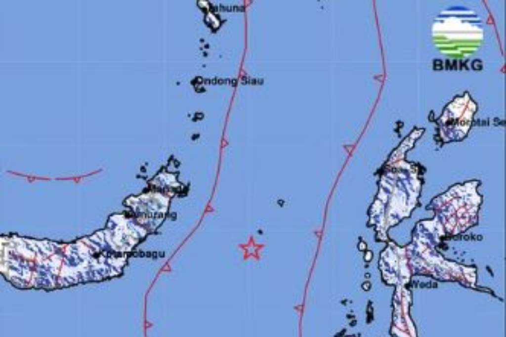 Update Gempa Magnitudo 5,1 Guncang Bitung, Terasa Cukup Kuat di Tondano Minahasa