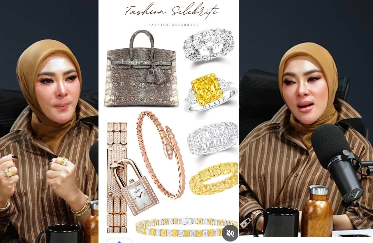 Heboh! Outfit Syahrini saat Tampil di Podcast Raditya Dika Ditaksir Tembus Rp40,9 Miliar 