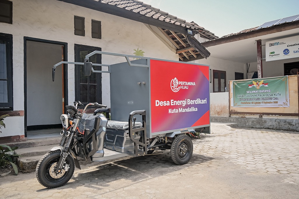Pertamina Dukung Bank Sampah Desa Kuta, Pengelolaan Sampah Kawasan Wisata Mandalika Lebih Optimal