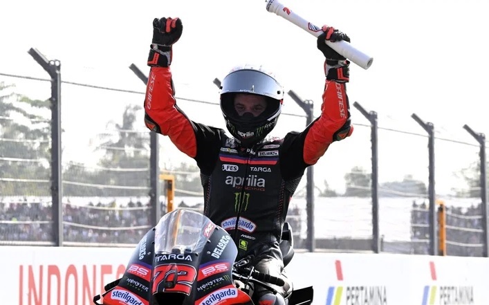 Marco Bezzecchi Juara MotoGP Mandalika 2026, Cetak Kemenangan ke-300 Pembalap Italia