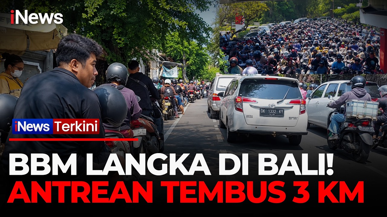 BBM Langka di Bali, Warga Antre Berjam-jam di SPBU Jembrana