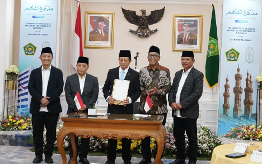 Sejarah Baru! Kemenag-Al Azhar Mesir Teken MoU, Buka Peluang Double Degree