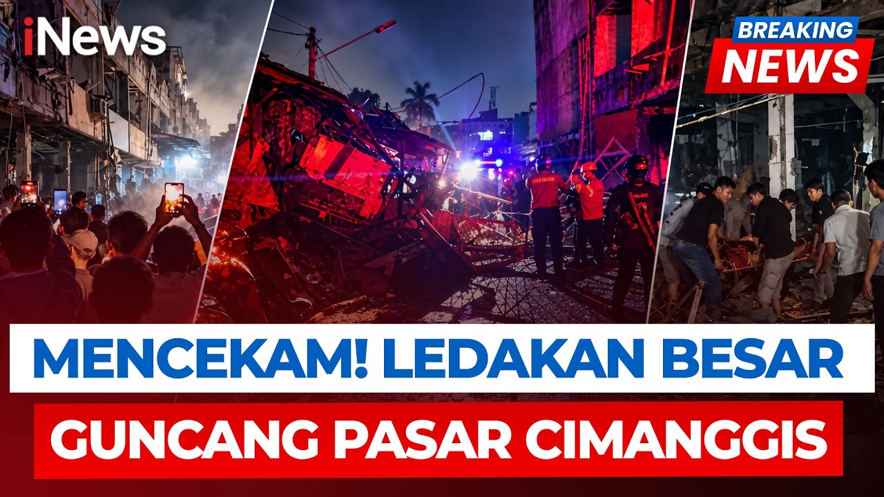 Detik-Detik Ledakan di Pasar Cimanggis Tangsel, 8 Orang Dievakuasi