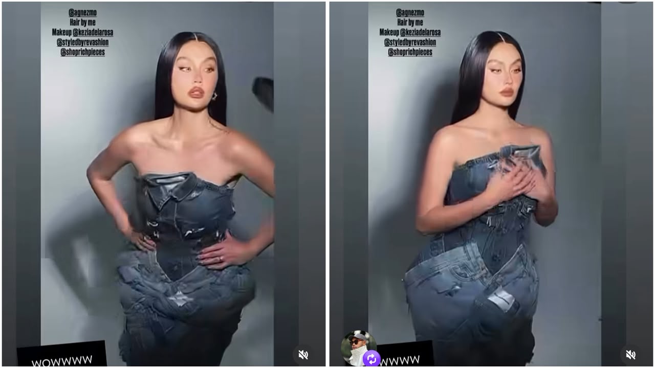 Agnez Mo Pakai Gaun dari Celana Bekas Pasar Senen, Ivan Gunawan Desainernya!
