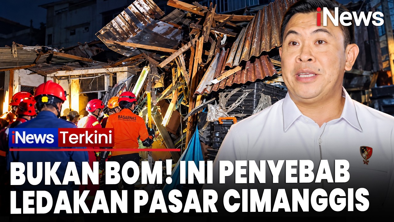 Polisi Pastikan Ledakan Maut di Pasar Cimanggis Tangsel Buka Bom, Diduga Akibat Tabung Gas Pembakar Buah