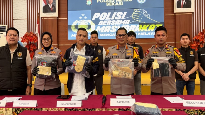 Begal Pelajar di Babelan Bekasi Pakai Airsoft Gun, 4 Orang Ditangkap Termasuk Penadah