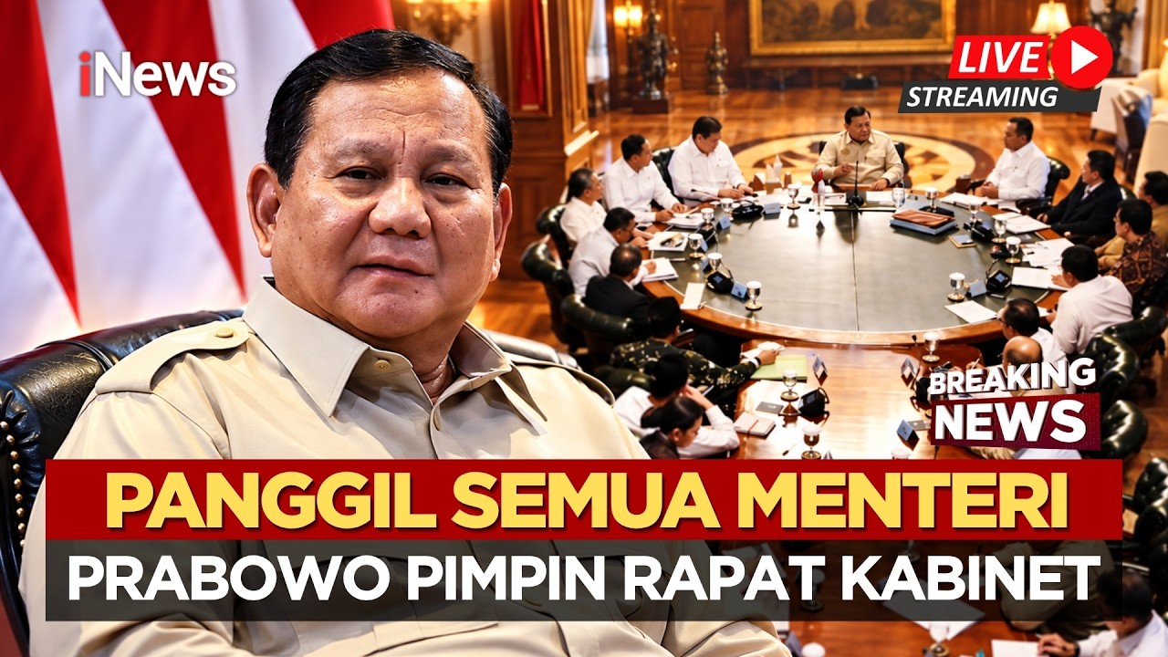 Prabowo Panggil Semua Menteri, Gelar Rapat Kabinet Merah Putih di Istana Bogor