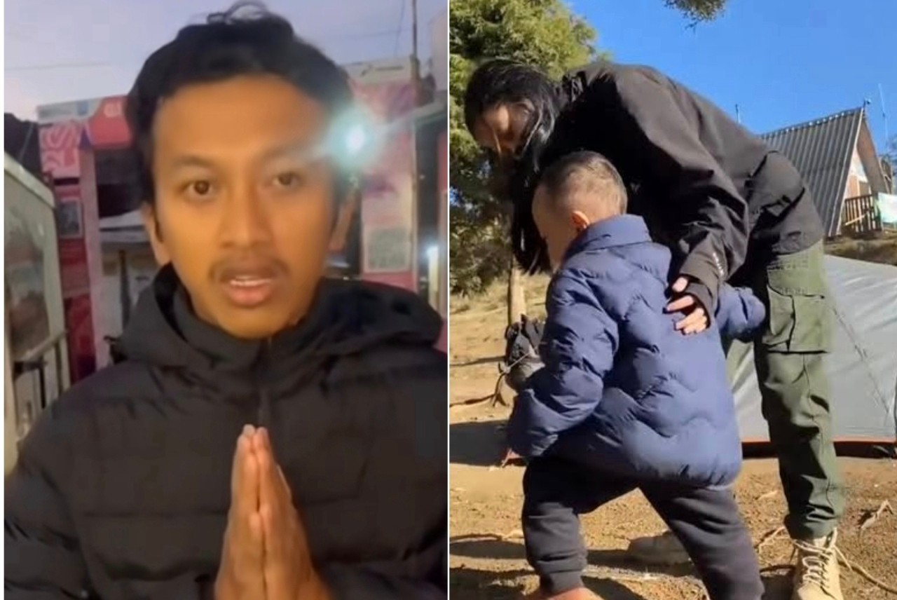 Viral Bocah Menangis Sendirian di Tenda Gunung Prau, Orang Tua Minta Maaf