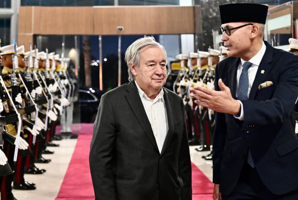 Sekjen PBB Antonio Guterres Tiba di Indonesia, Bakal Bertemu Prabowo