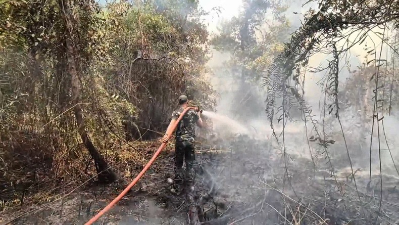Karhutla Katingan Dekati Ponpes, 5 Armada Pemadam Dikerahkan
