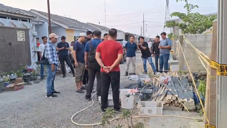 Polisi Bongkar Septic Tank di Rumah Pemuda Brebes yang Mengaku Mutilasi Ayahnya