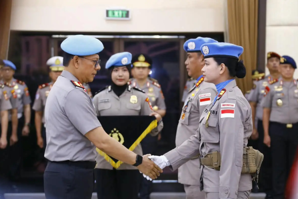 140 Personel Polri Tuntaskan Misi Perdamaian PBB di Afrika Tengah, Wakapolri Beri Penghargaan
