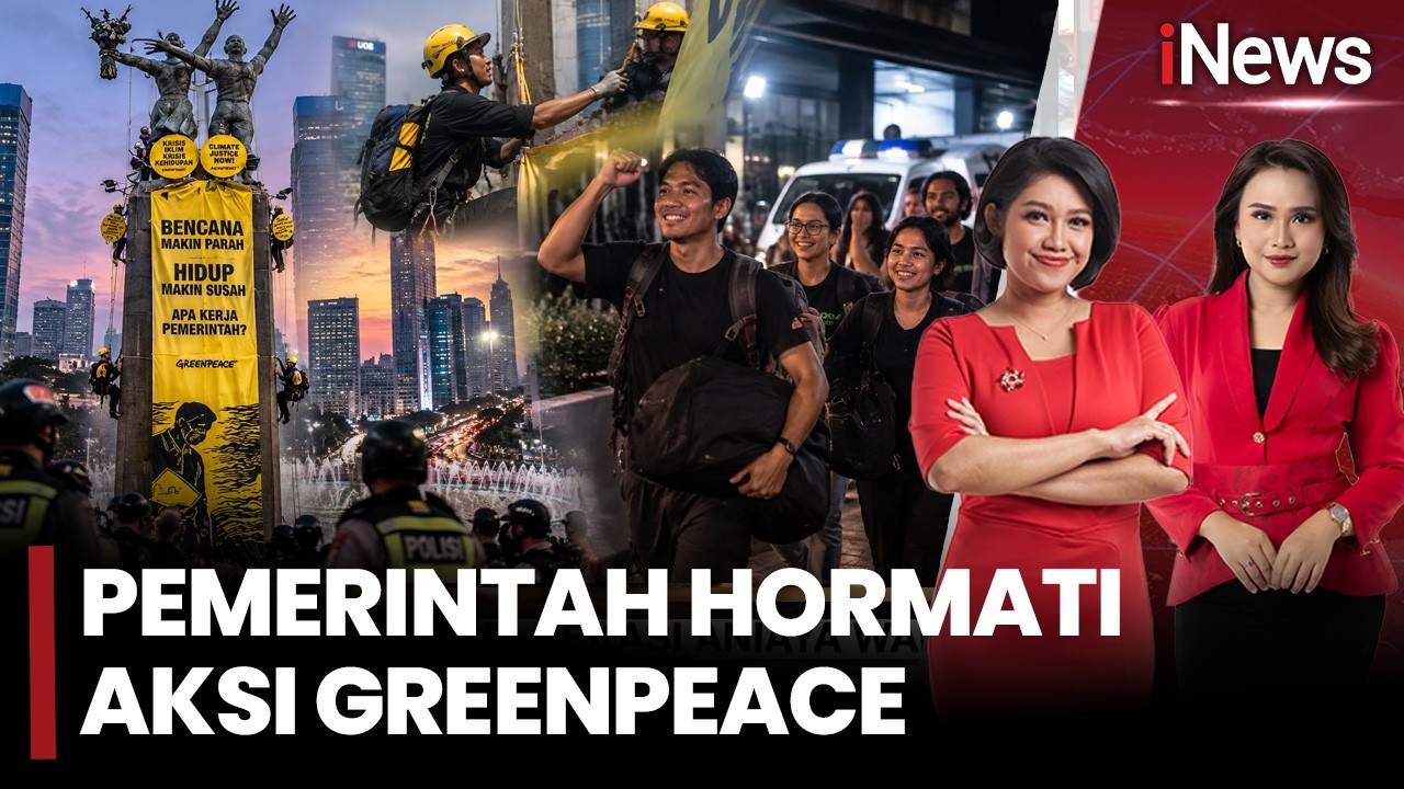 6 Aktivis Greenpeace Dipulangkan Polisi, Pemerintah Buka Suara soal Aksi di Bundaran HI