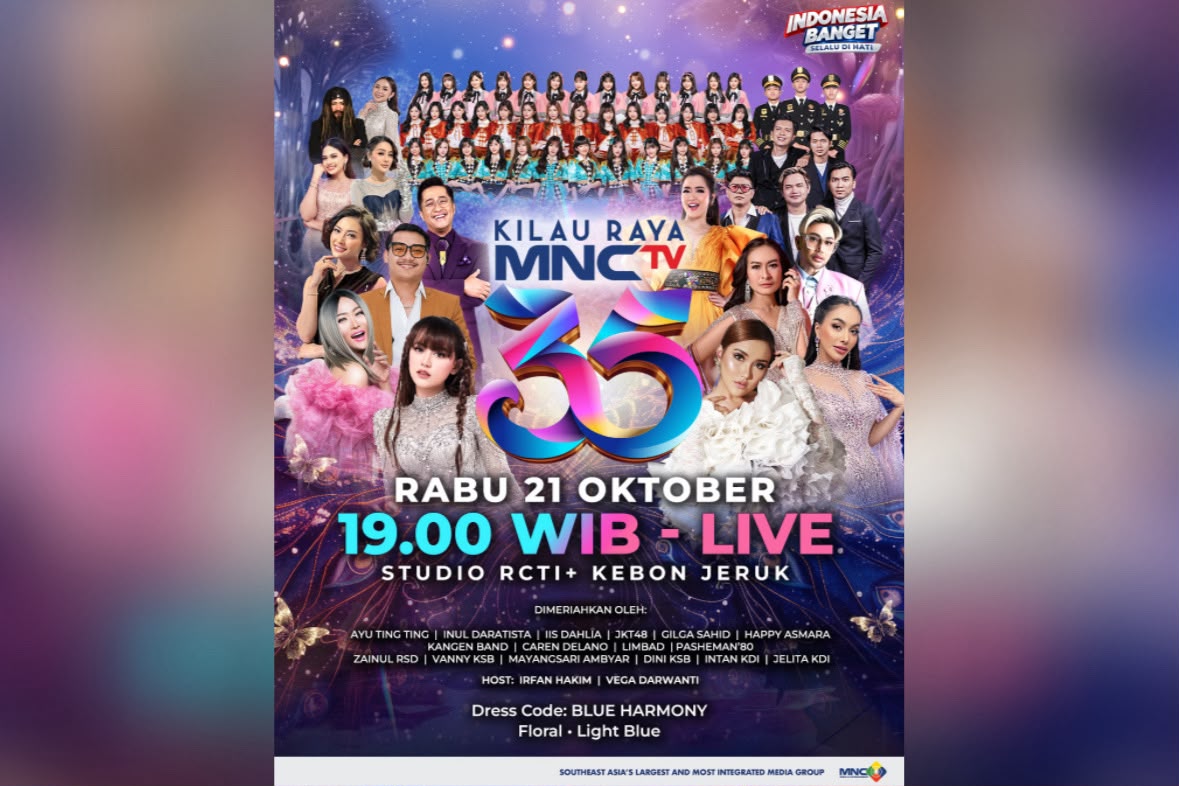 Malam Ini! Ayu Ting Ting, Inul Daratista, Gilga Sahid hingga Kangen Band Bakal Meriahkan Kilau Raya MNCTV 35