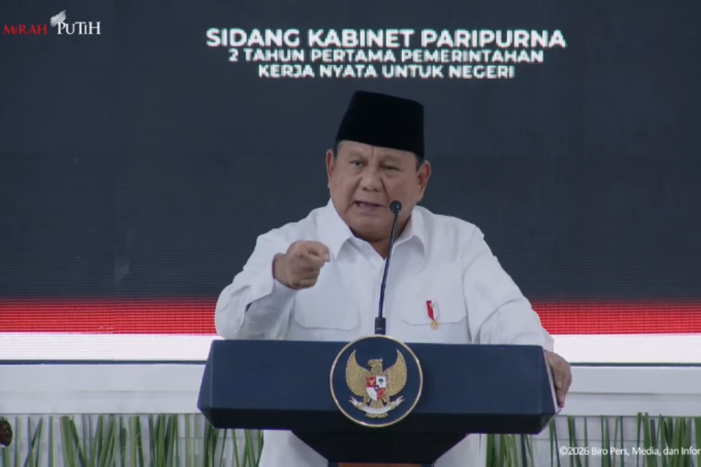 Prabowo Jawab Kritik Kabinet Gemuk: Indonesia Sebesar Eropa, Mana yang Tidak Efisien?