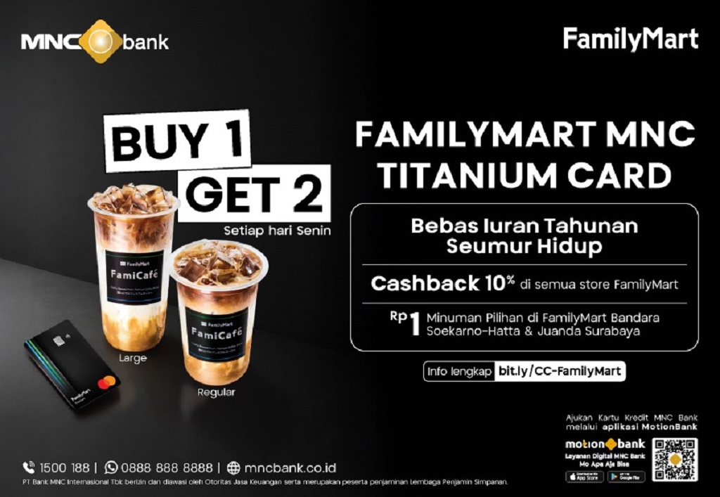 FamilyMart MNC Titanium Card, Teman Praktis untuk Kebutuhan Harian yang Makin Dinamis