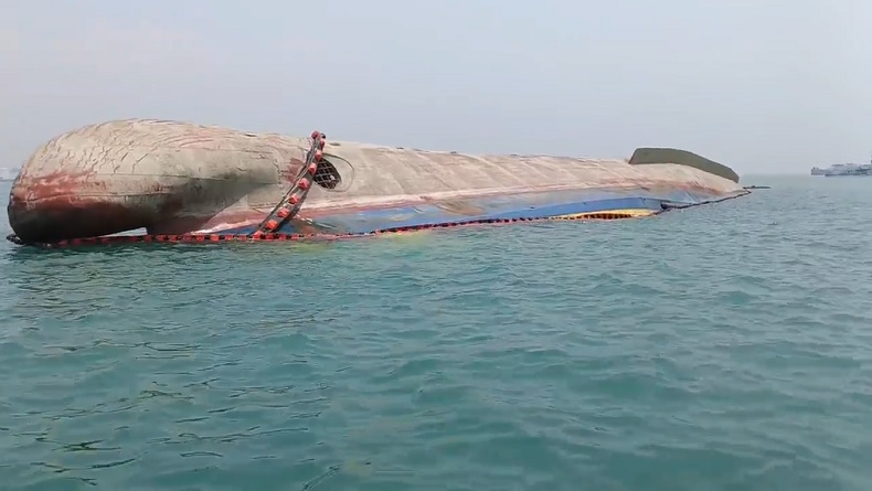 KMP Batu Mandi yang Karam Usai Terbakar di Merak Akan Diapungkan dan Ditarik ke Galangan