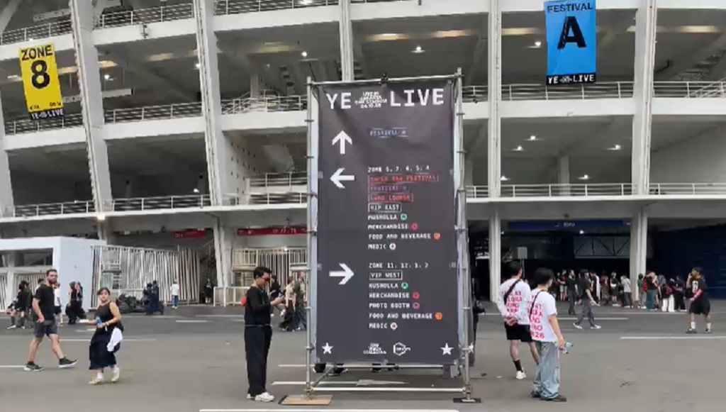 Konser Kanye West Sedot 50.000 Pengunjung dari Luar Jakarta, Ribuan Pekerja Lokal Dilibatkan