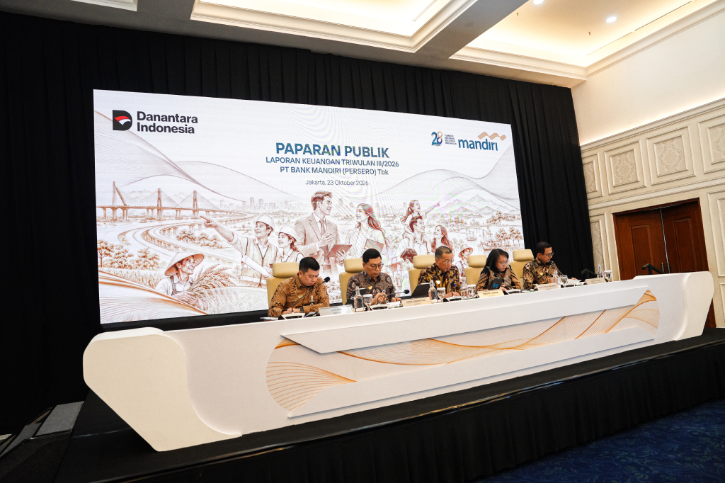 Laba Bank Mandiri Tembus Rp45,5 Triliun, Naik 20,7% hingga Q3 2026
